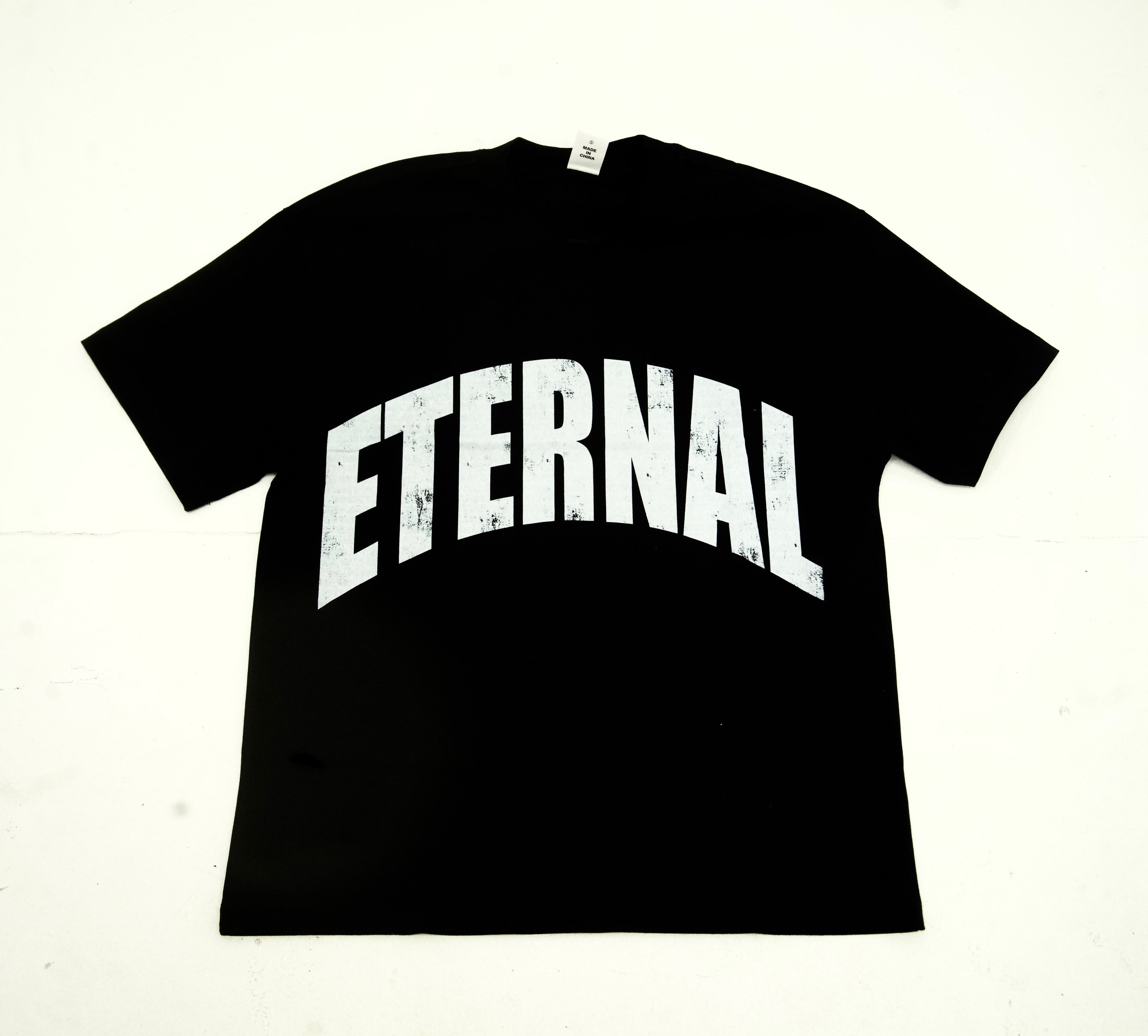 Oversized Eternal Life Tee (Black)