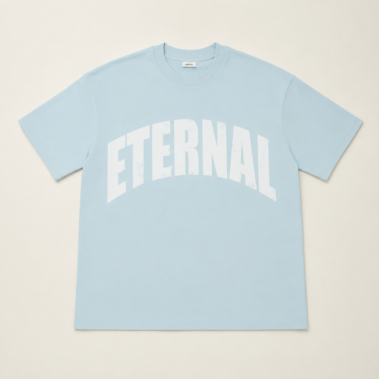 Oversized Eternal Life Tee (Baby Blue)