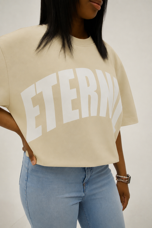 Oversized Eternal Life Tee (Apricot)